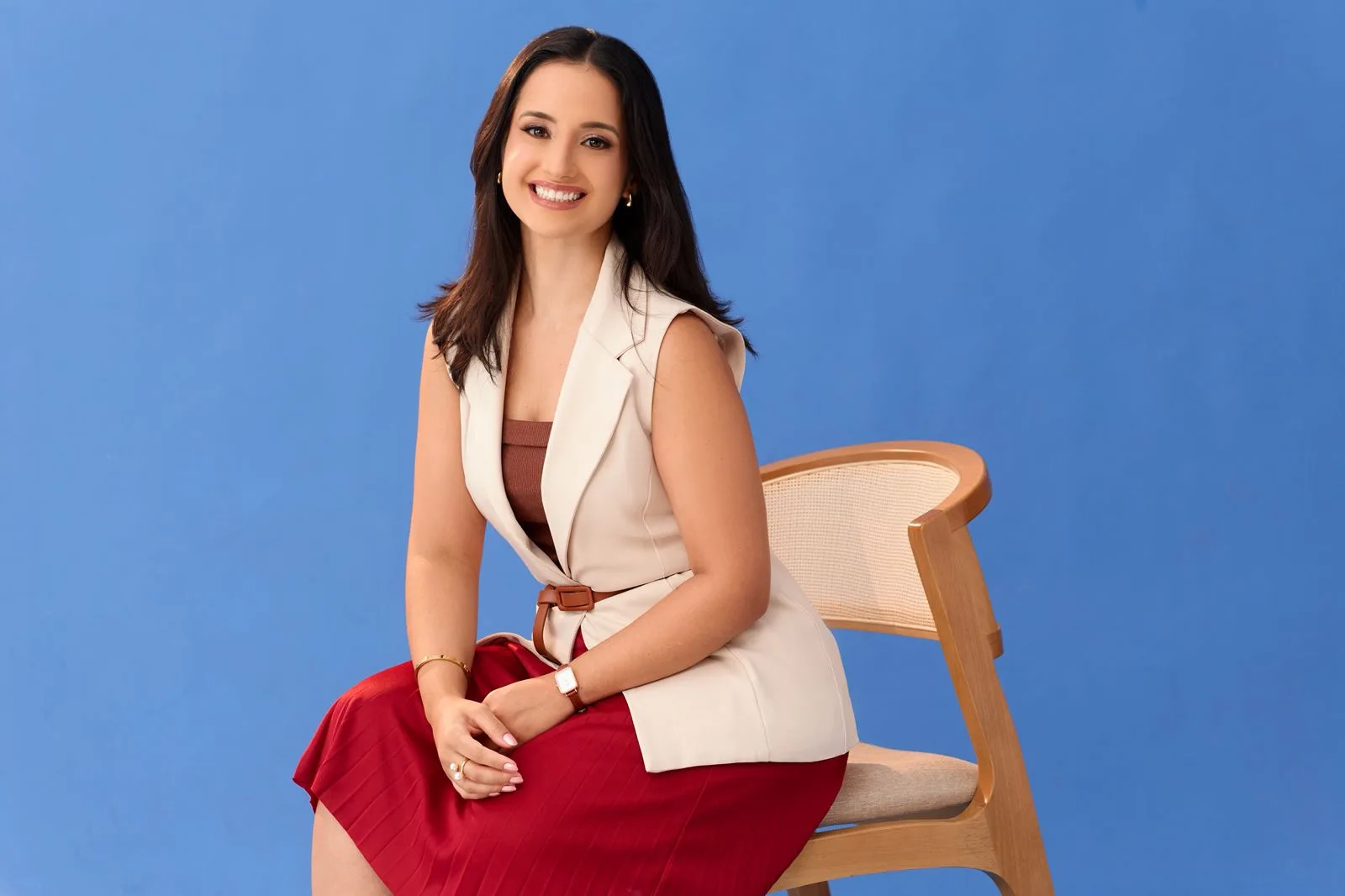 Thaynara Álvares em atendimento
